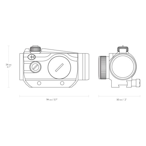 Kolimator Hawke Vantage RD 1x25 Dovetail 3 MOA dot