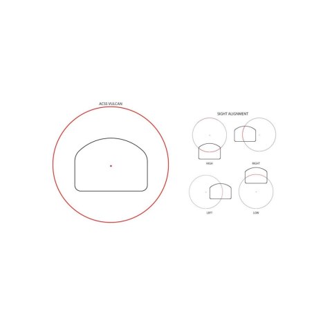 Kolimator Primary Arms GLx Mini Reflex ACSS Vulcan Dot