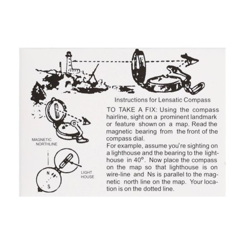 Kompas wojskowy Joker JKR2529 z linijką