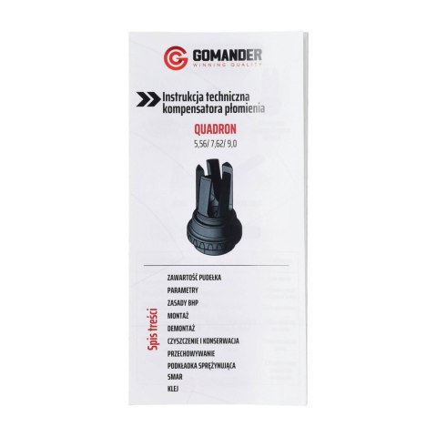 Kompensator TB0.10174_0-1_2X28 Quadron 5,56mm UNEF-9 S