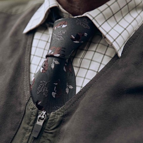 Krawat Chevalier Beagle Silk Tie