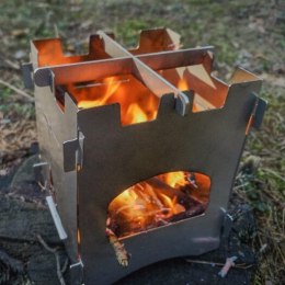 Kuchenka Piran składane SCOUT + zestaw z rusztem i paliwem