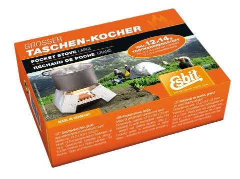 Kuchenka turystyczna Esbit Stove duża (12 x 14 g)