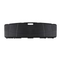 Kufer na broń Megaline 130x35x12 czarny klamry