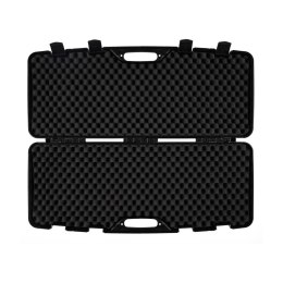 Kufer na broń Megaline 98x35x12 czarny klamry