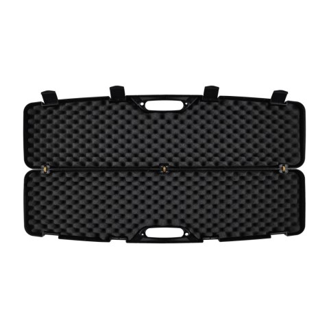 Kufer na bron Megaline czarny 110x25x11 cm klamry