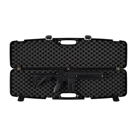 Kufer na bron Megaline czarny 110x25x11 cm szyfr