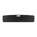 Kufer na bron Megaline czarny 125x25x11 cm szyfr