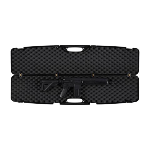 Kufer na bron Megaline czarny 125x25x11 cm szyfr