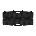 Kufer na bron Megaline czarny 125x25x11cm klamry
