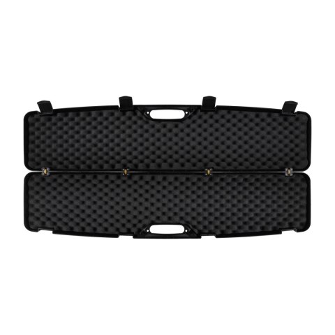Kufer na bron Megaline czarny 125x25x11cm klamry