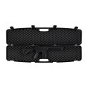 Kufer na bron Megaline czarny 125x25x11cm klamry