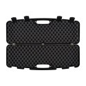 Kufer na bron Megaline czarny 82x25x8 cm klamry