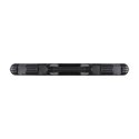Kufer na bron Megaline czarny 82x25x8 cm klamry