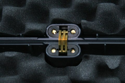 Kufer na bron Megaline czarny 97x25x10 cm zamek