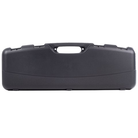 Kufer na strzelbę Megaline 82x25x8 cm czarny z klamrami gąbka z aksamitem
