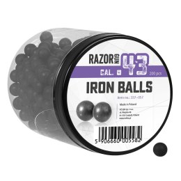 Kule gumowo-metalowe RazorGun 43 kal. .43 / 200 szt. do Umarex M&P9c TPM1 PPQ