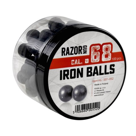 Kule gumowo-metalowe RazorGun 68 kal. .68 / 100 szt. do Umarex T4E HDS i SG-68
