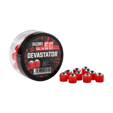 Kule metalowe RazorGun Steel Core Devastator kal. .50 / 60 szt. do Umarex HDR50