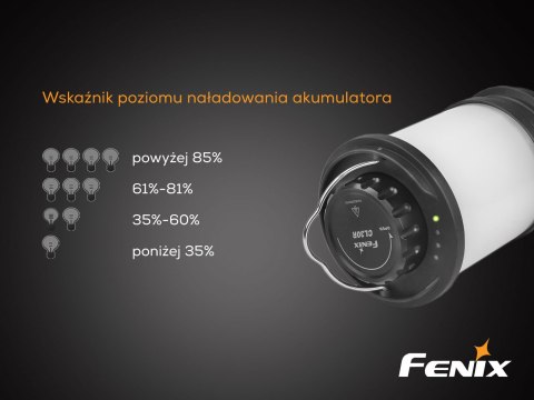 Lampa kempingowa Fenix CL30R czarna