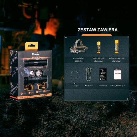 Latarka czołowa Fenix HM75R