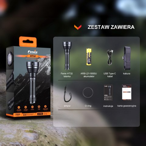 Latarka myśliwska Fenix HT32