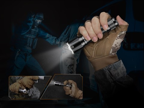 Latarka taktyczna LED Fenix TK16 V2.0 czarna
