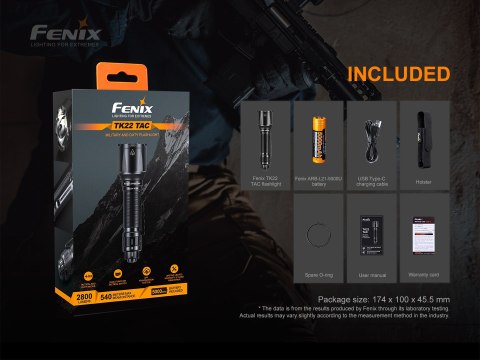 Latarka taktyczna LED Fenix TK22 TAC