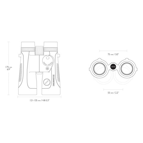 Lornetka z kompasem Hawke Endurance ED Marine 7x50 niebieska