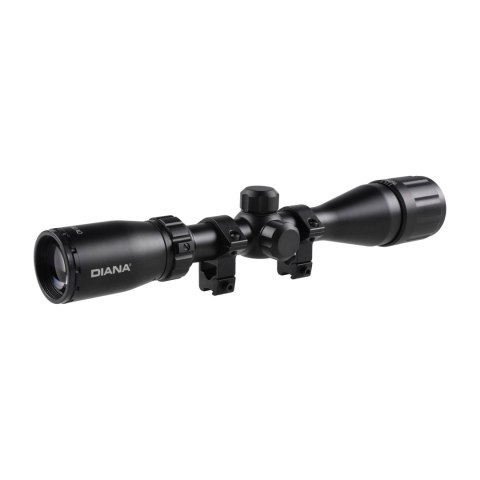 Luneta celownicza Diana 3-9x40 1" AO Duplex z/m 11 mm + montaż kompensacyjny Diana ZR 1"-30 mm/11 mm