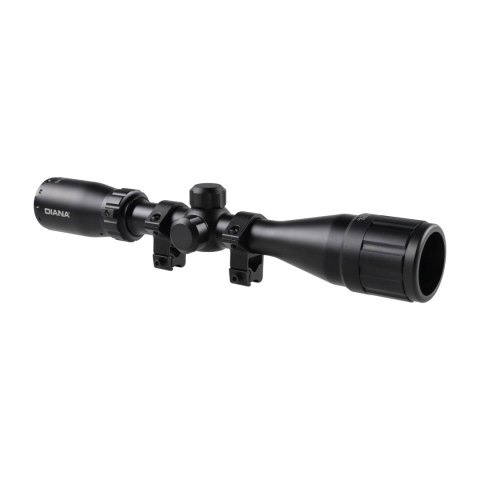 Luneta celownicza Diana 3-9x40 1" AO Duplex z/m 11 mm + montaż kompensacyjny Diana ZR 1"-30 mm/11 mm