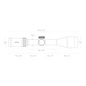 Luneta celownicza Hawke Vantage 1" 3-12x44 SF Half Mil Dot