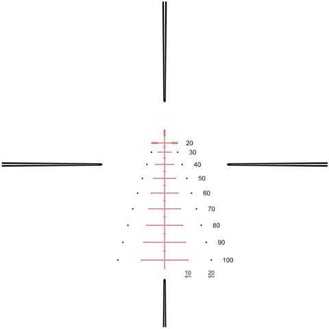 Luneta celownicza do kuszy Hawke XB30 Compact Crossbow 1.5-6x36 IR