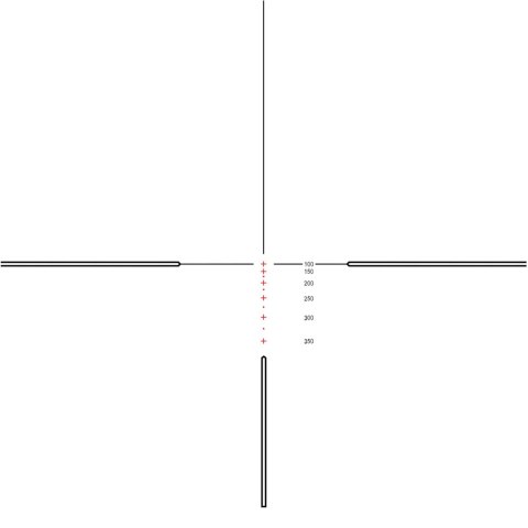 Luneta celownicza Hawke Vantage 1" 4-16x50 AO IR .17 HMR