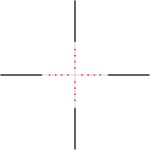 Luneta celownicza Hawke Vantage 1" 4-16x50 AO IR Mil Dot