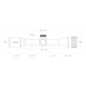 Luneta celownicza Hawke Vantage 1" 4x32 AO Mil Dot