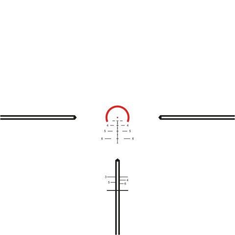 Luneta celownicza Hawke Vantage 30 1-8x24 IR Tactical BDC 5,56