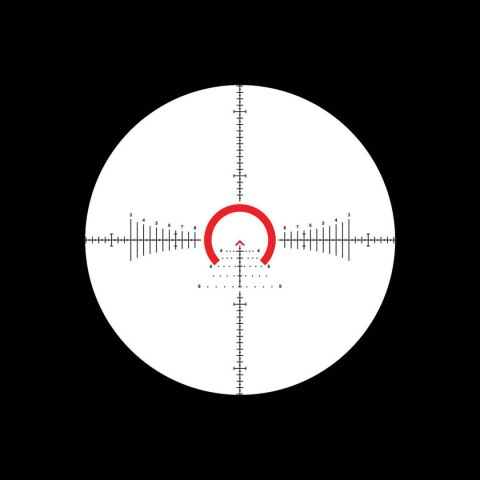 Luneta celownicza Primary Arms Compact PLx-1-8x24 mm FFP iR ACSS Raptor M8 Yard 5.56 /.308 FDE