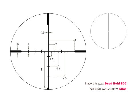 Luneta celownicza Vortex Diamondback 4-12x40 1'' BDC MOA