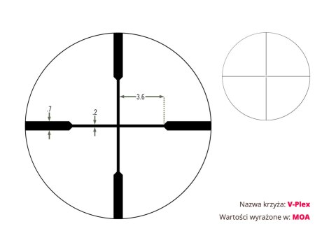 Luneta celownicza Vortex Diamondback 4-12x40 1'' BDC MOA
