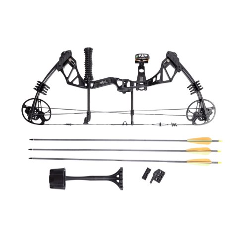 Łuk bloczkowy Poe Lang Anvil 5-55 lb 15-27" czarny