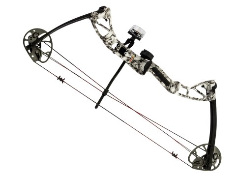 Łuk bloczkowy dla dorosłych i młodzieży Poe Lang Rex 15-55 lb 28" skull camo