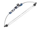 Łuk bloczkowy dla dzieci i młodzieży Ek Firestar 25 lb 30,75" czarno - niebieski