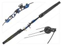 Łuk bloczkowy dla dzieci i młodzieży Ek Firestar 25 lb 30,75" czarno - niebieski