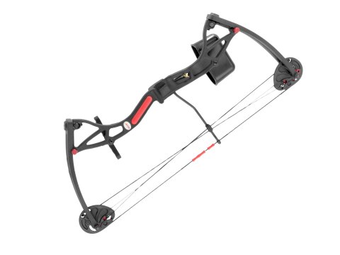 Łuk bloczkowy dla dzieci i młodzieży Poe Lang Buster 15-22 lb 25" czarny