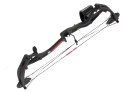Łuk bloczkowy dla dzieci i młodzieży Poe Lang Buster 15-22 lb 25" czarny