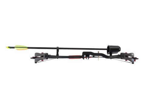 Łuk bloczkowy dla dzieci i młodzieży Poe Lang Buster 15-22 lb 25" czarny