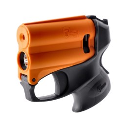 Miotacz gazu pieprzowego P2P PGS II KIT z latarką, czarno-pomarańczowy