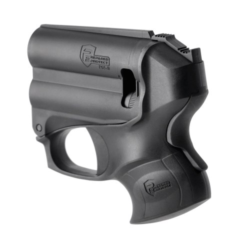 Miotacz gazu pieprzowego P2P PGS II KIT z latarką, czarny