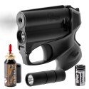 Miotacz gazu pieprzowego P2P PGS II KIT z latarką, czarny
